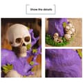 Miniatyrbilde 2 av 5: Halloween skummelt skrekkornament skummelt dekorasjonsfest - Skull Tree