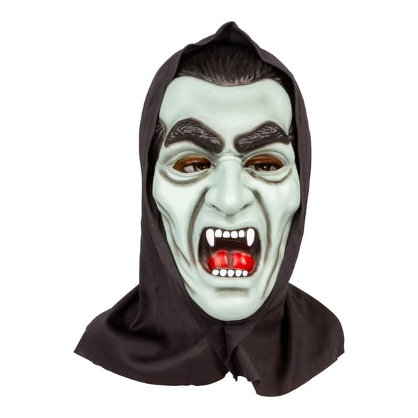 Vampyrmask med huva i Silikon