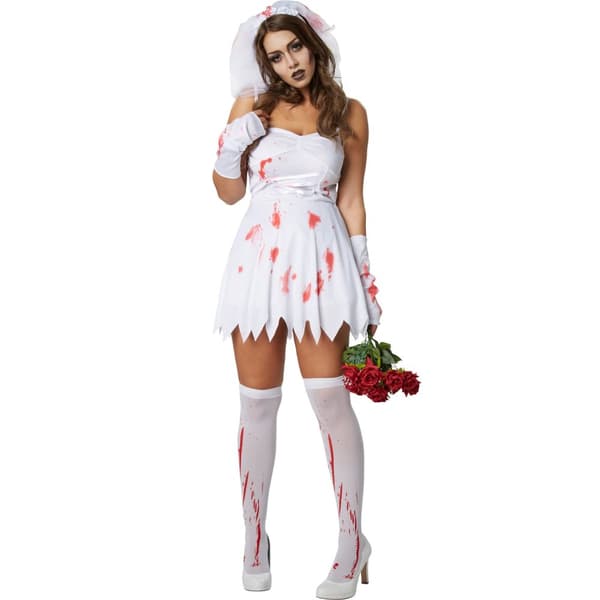 Halloween brud kostume