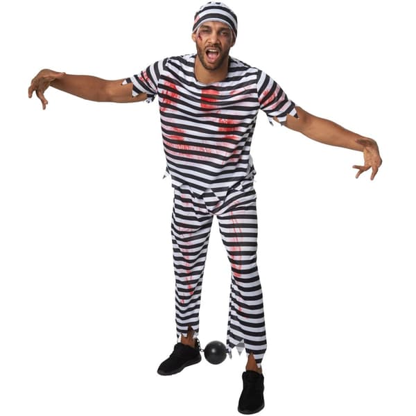 Halloween fange kostume hvid M
