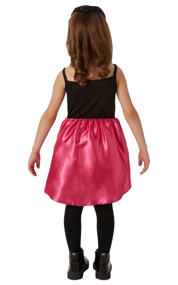 Skjelettkjole 122/128 cl (7-8 år) halloween kjole heks