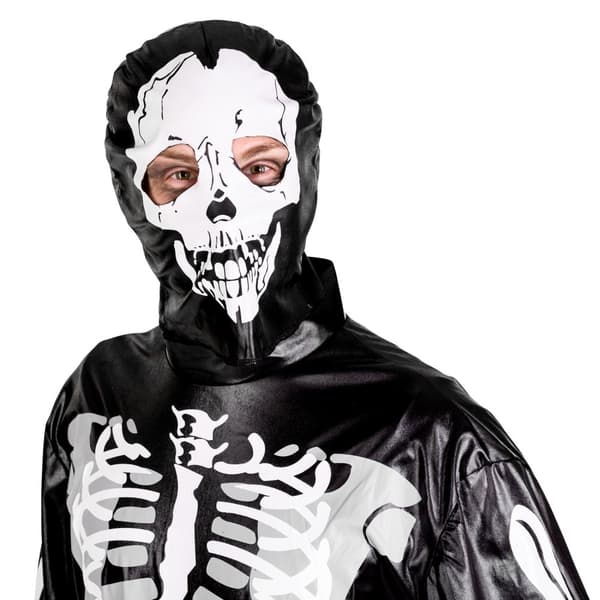 Skelet Halloweenkostume mand