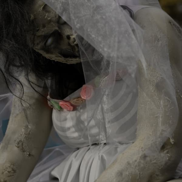 Zombiebrud Halloweenkostume