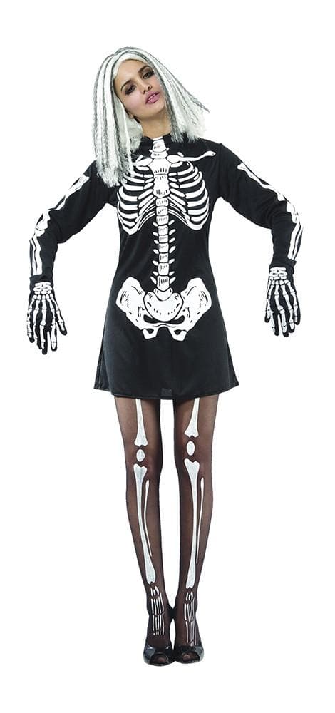 Skelettklänning Maskeraddräkt Halloween