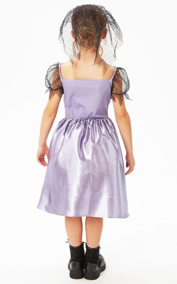 Brudekjole goth 110/116 cl (5-6 år) halloween kjole heks