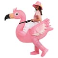 Miniatyrbild 1 av 5: Uppblåsbar Maskeraddräkt Söt Flamingo