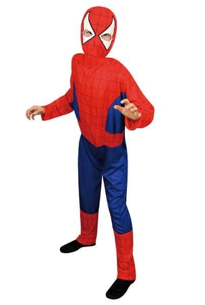 Spindelmannen dräkt Maskeraddräkt Large134-146cm 10-12 år