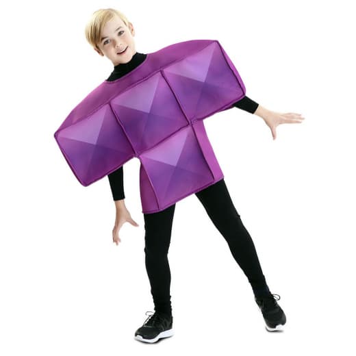 Maskeraddräkt Tetris För Barn - Lila