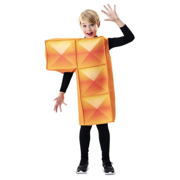 Maskeraddräkt Tetris För Barn - Orange