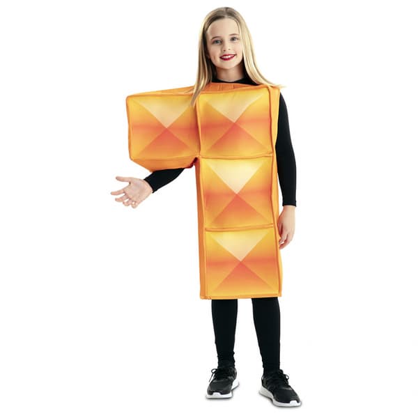 Maskeraddräkt Tetris För Barn - Orange