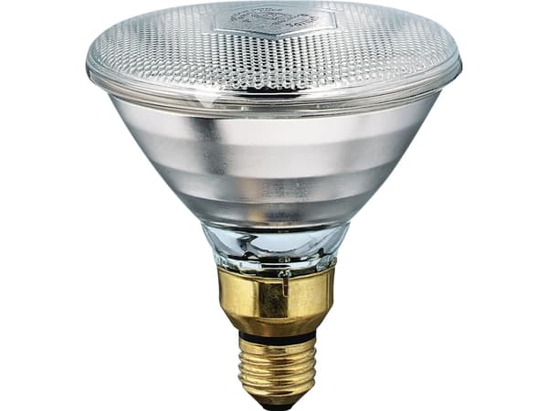 Infrarød varmeovn E27 100W 121mm Infrarød PAR-38IR gjennomsiktig 8711500115782
