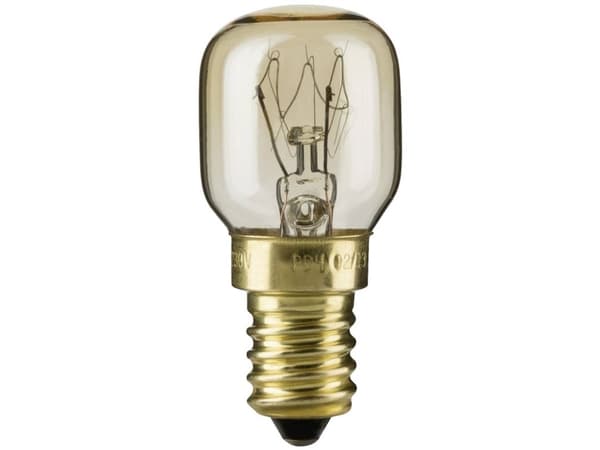 Paulmann 820.11, 25 W, E14, 1000 timer, Lysegul, 125 lm, Pæreformet