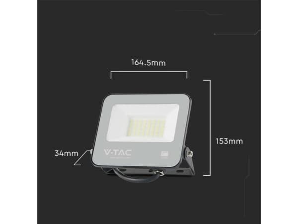 LED V-TAC 30W 185Lm/W VT-4435 6500K 5550lm LED V-TAC 30W 185Lm/W VT-4435 6500K 5550lm