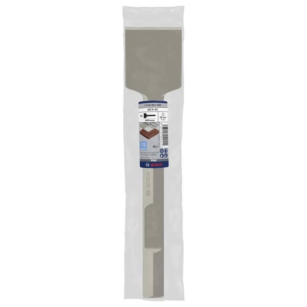 Bosch Accessories 1618661000 Spackelmejsel 80 mm Total längd 400 mm Sexkantskaft 1 st