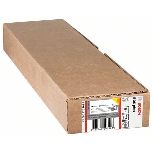 Bosch Accessories 2607019052 Platt mejsel Total längd 250 mm SDS-Plus 5 st