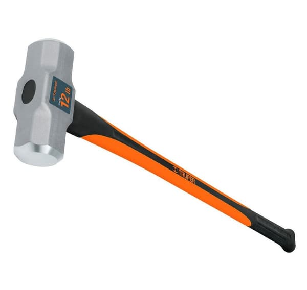 Åttekantet slegge 7,2kg, glassfiberhåndtak 91cm Truper®