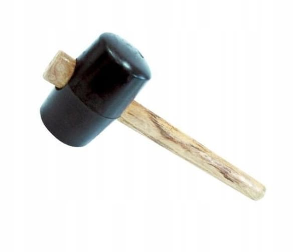 Gummihammer med træskaft 225 g
