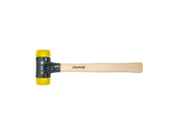Wiha 26640, Rekylfri hammare, Trä, Svart, Gul, 290 mm, 296 g