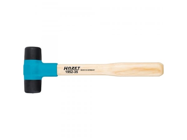 HAZET 1952-35, Tegelhammare, Plast, Trä, Svart, Blå, Trä, 290 mm, 472 g