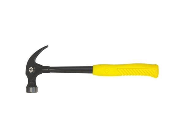 C.K. T4229 08 Claw Hammer With Yellow Neon Grip 227g