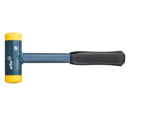 Wiha 02129, Dødslagshammer, Stål, Sort, Blå, Gult, 165 mm, 385 mm, 2,57 kg