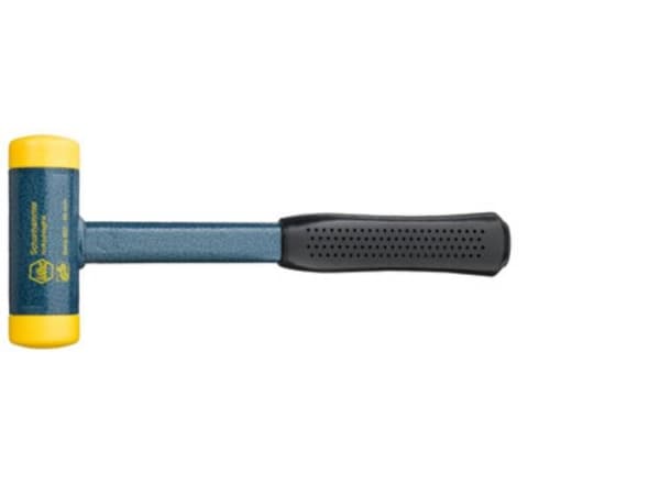 Wiha 02124, Rekyylitön vasara, Terästä, Musta, Sininen, Keltainen, 118 mm, 300 mm, 659 g