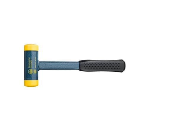 Wiha 02124, Rekyylitön vasara, Terästä, Musta, Sininen, Keltainen, 118 mm, 300 mm, 659 g