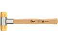 Pikkukuva 1 / 5: Wera 05000010001, Rekyylitön vasara, Muovi, Puu, Ruskea, Kulta, Hopea, 26,5 cm, 87 mm