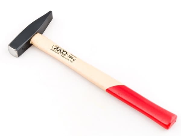 JUCO Engineer's hammer with wooden handle 200g 280mm (12402)