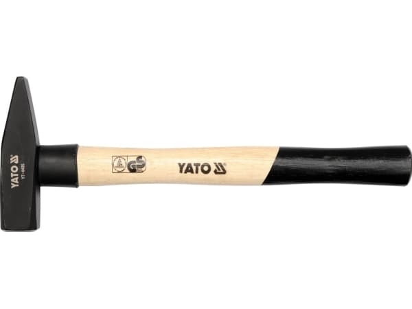 Yato YT-4500, Låsesmedhammer, Stål, Tre, Sort, 2 kg