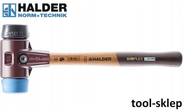 Halder SIMPLEX soft-face mallet 40 TPE-Soft/comp. rubber
