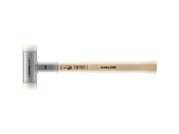 Halder SUPERCRAFT 3366.035 Gummiklubba Ergonomiskt grepp, hård, ej återfjädrande 560 g 335 mm 1 st