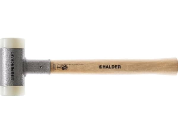 Halder SUPERCRAFT 3366.050 Gummiklubba Ergonomiskt grepp, hård, ej återfjädrande 990 g 365 mm 1 st