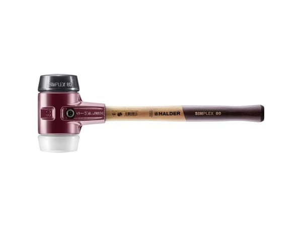 Halder SIMPLEX 3027.080 Gummihammer Ergonomisk greb, Middelhård 2770 g 490 mm 1 stk