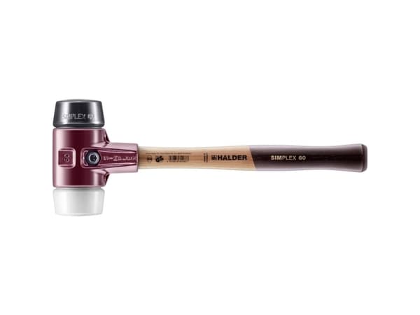Halder SIMPLEX 3027.060 Gummihammer Ergonomisk greb, Middelhård 1510 g 405 mm 1 stk