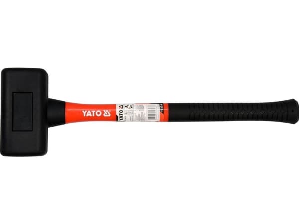 Yato YT-46270, Recoilless hammer, Kumi, Lasikuitu, Musta, Oranssi, 490 mm, 2,4 kg