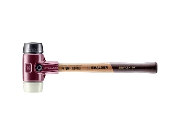 Halder SIMPLEX 3028.050 Gummiklubba Ergonomiskt grepp, hård, Medelhård 1140 g 370 mm 1 st