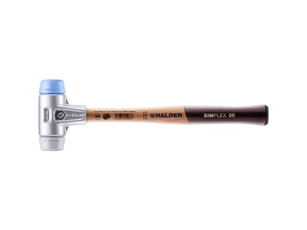 Halder SIMPLEX 3113.030 Gummihammer Ergonomisk greb, Middelhård, blød; 185 g 295 mm 1 stk