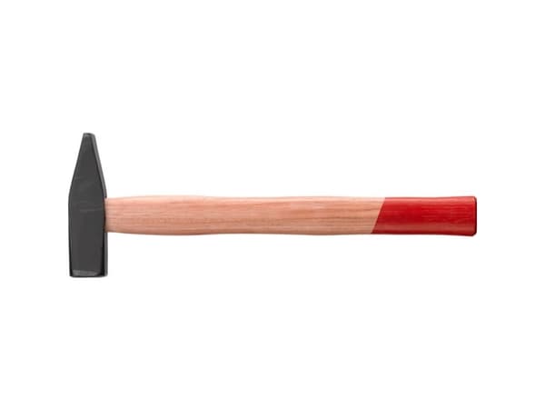 kwb 450818 Schlosserhammer 800 g, Klinkehammer, Stål, Tre, Sort, Rød, Tre, Tre, 800 g