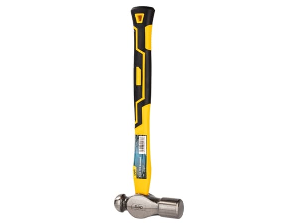 Deli Tools EDL443024, Maskinisthammer, Kull stål, Fiberglass, Sort, Gult, 1 stykker, 680 g