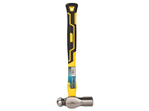 Deli Tools EDL443024, Maskinisthammer, Kull stål, Fiberglass, Sort, Gult, 1 stykker, 680 g