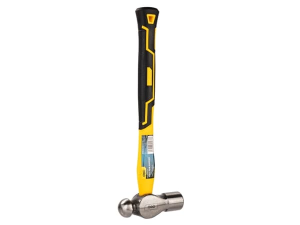 Deli Tools EDL443024, Maskinisthammer, Kull stål, Fiberglass, Sort, Gult, 1 stykker, 680 g