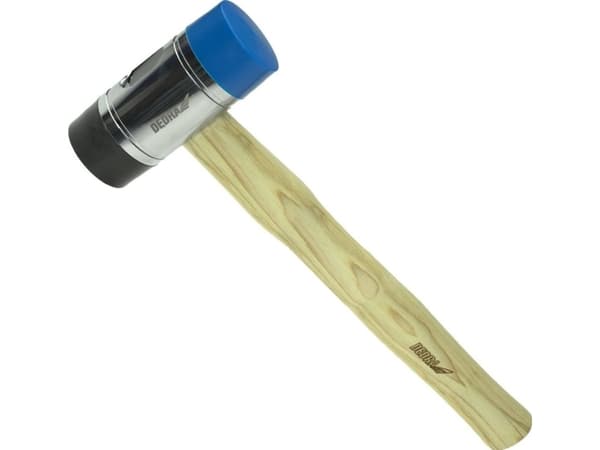 Dedra 28 mm tennhammare, PU/Nylon-skiva, hickory-skaft