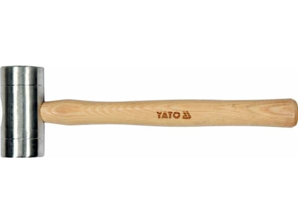 Yato YT-45282, Klubba, Gjuten aluminium, Trä, Silver, Trä, 32 cm, 580 g