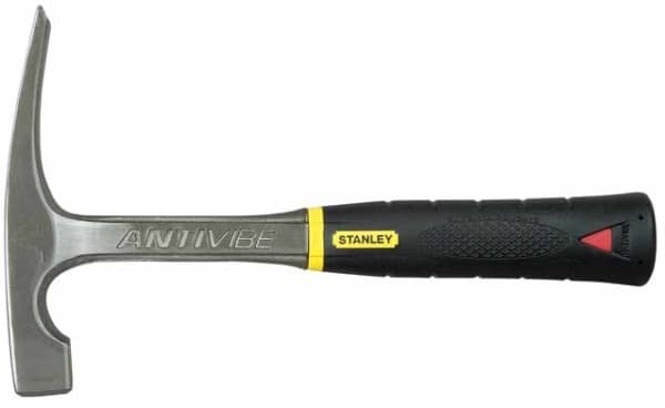 Stanley 1-54-022, Tegelhammare, Stål, Gummi, Stål, Svart, Stål, Gul, 570 g