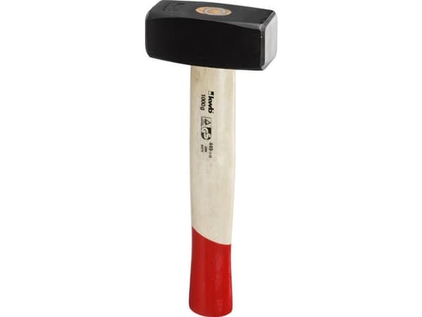 kwb 449115, muurausvasara, teräs, puu, musta, sininen, puu, puu, puu, 1,5 kg
