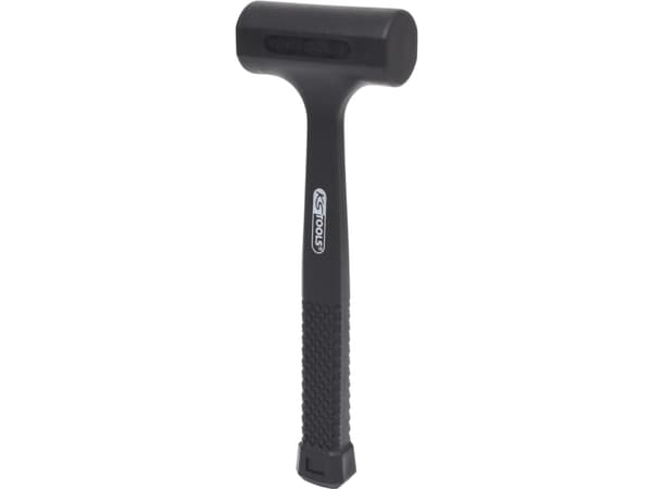KS Tools 140.5257, Rekylfri hammare, Polyuretan (PU), Glasfibrer, Svart, 35 cm, 1,36 kg