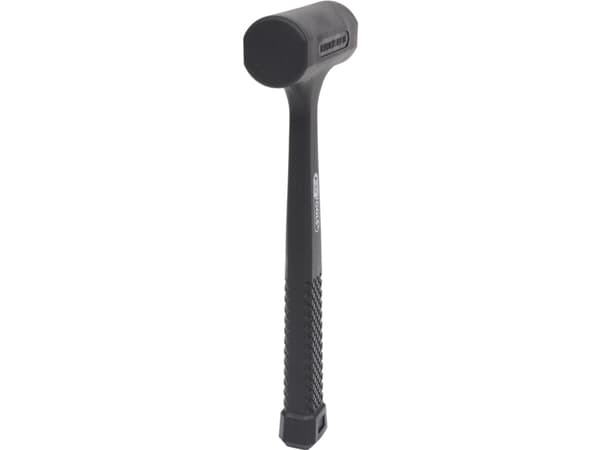 KS Tools 140.5257, Rekylfri hammare, Polyuretan (PU), Glasfibrer, Svart, 35 cm, 1,36 kg