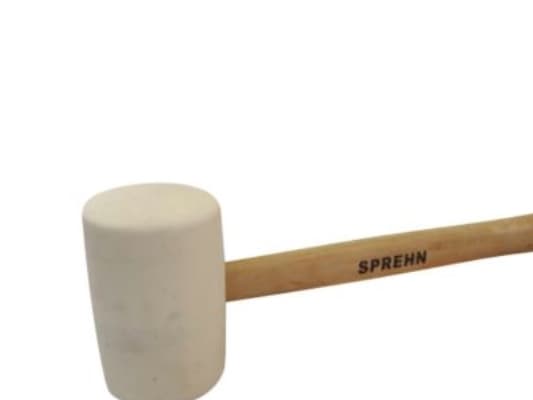 Sprehn kumivasara valkoinen 320g - Ihanteellinen laatoitukseen