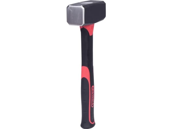 KS Tools 142.5126, Slegge, Stål, Fiberglass, Sort, 26 cm, 1,36 kg